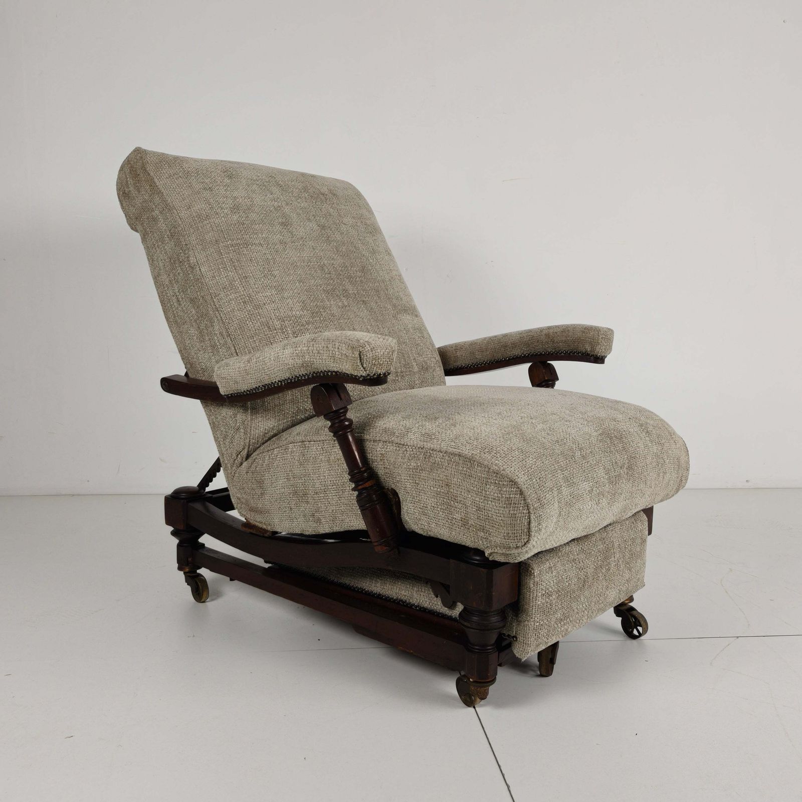 English Reclining Library Chair (Circa 1860) photo Furniture
