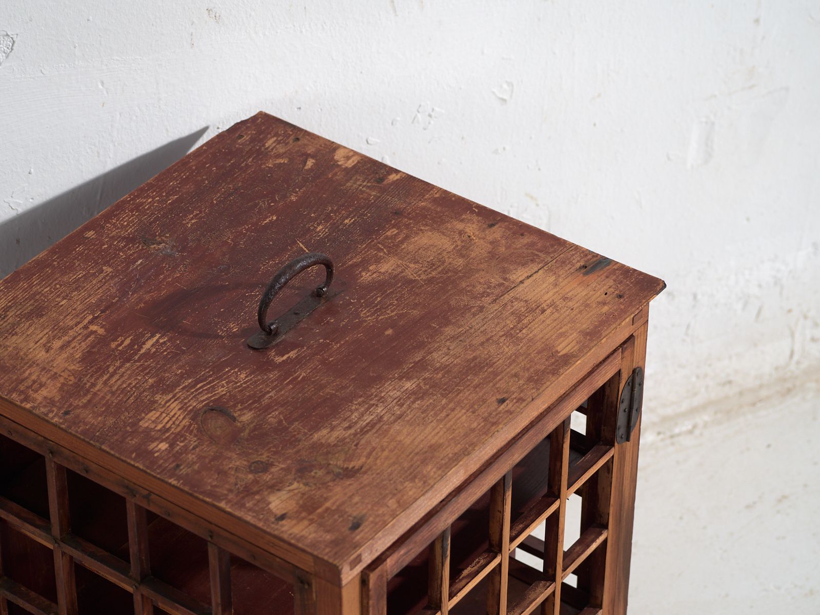 619.0 Small Antique Japanese Cabinet – Taisho To Early Showa Period – (C.1910 1940) photo