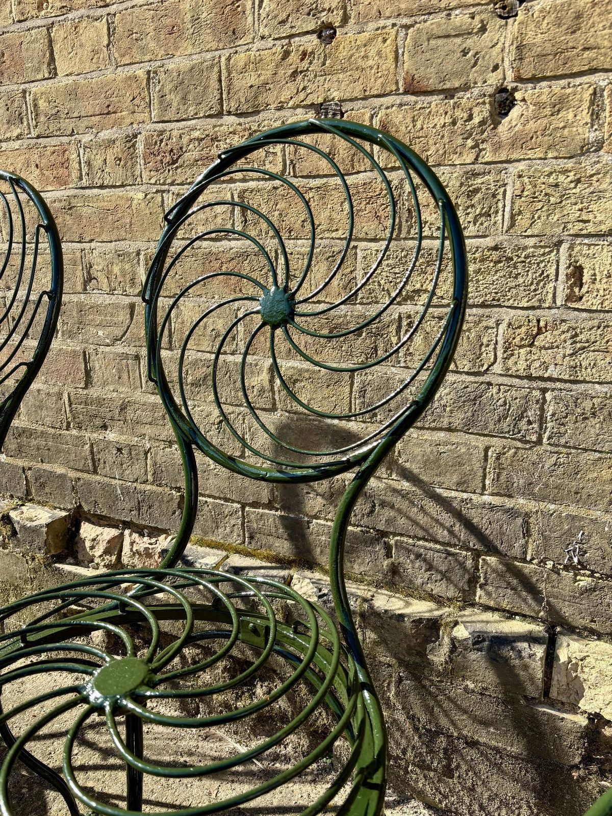 Set Of Four Early Victorian Spiral Iron Garden Chairs C.1840–1860 photo buy