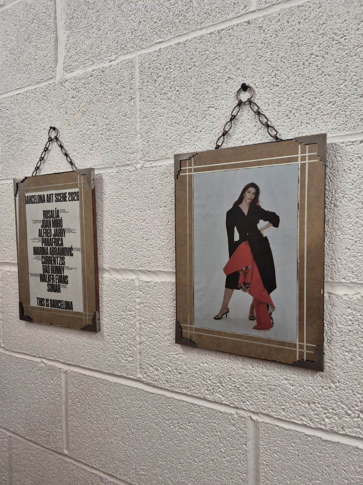 Exceptional Pair Of French Art Deco Wall Frames Original 1930s photo furniture