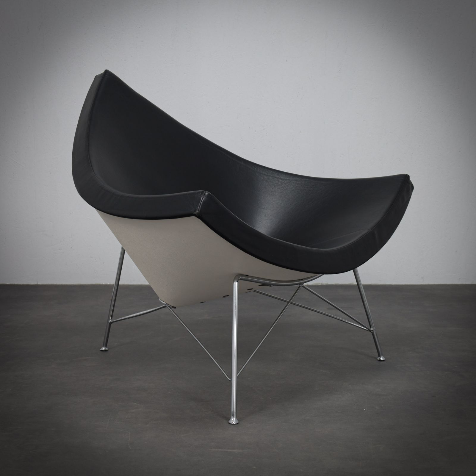 Coconut Lounge Chair In Leather By George Nelson For Vitra, 1955 photo furniture