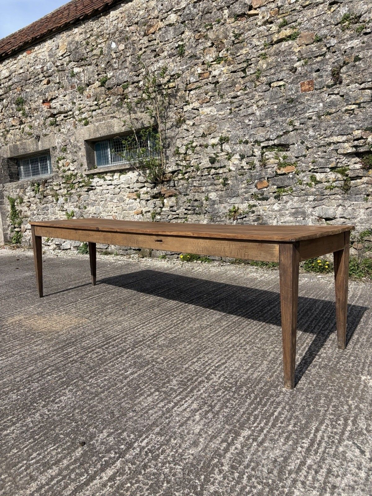 Antique French Draper’s / Dining Table — 279.5cm | Poplar & Chestnut | photo furniture