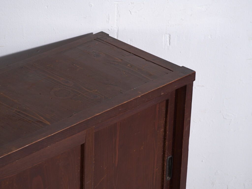 Antique Japanese Cabinet With Sliding Doors – Taisho/Showa Period (C.1920 1950) photo furniture