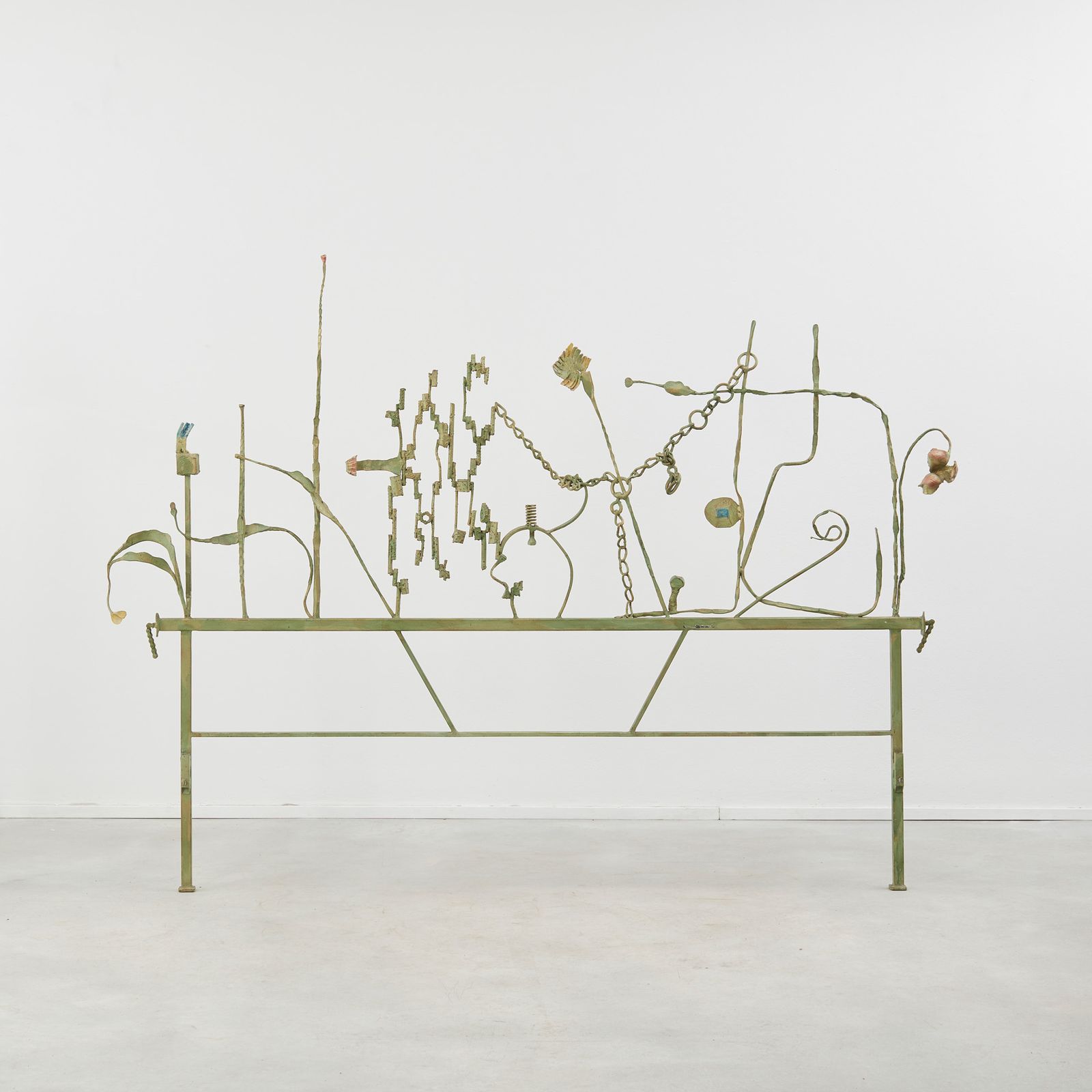 Salvino Marsura New Era Bed Headboard Treviso, Italy, 2000s