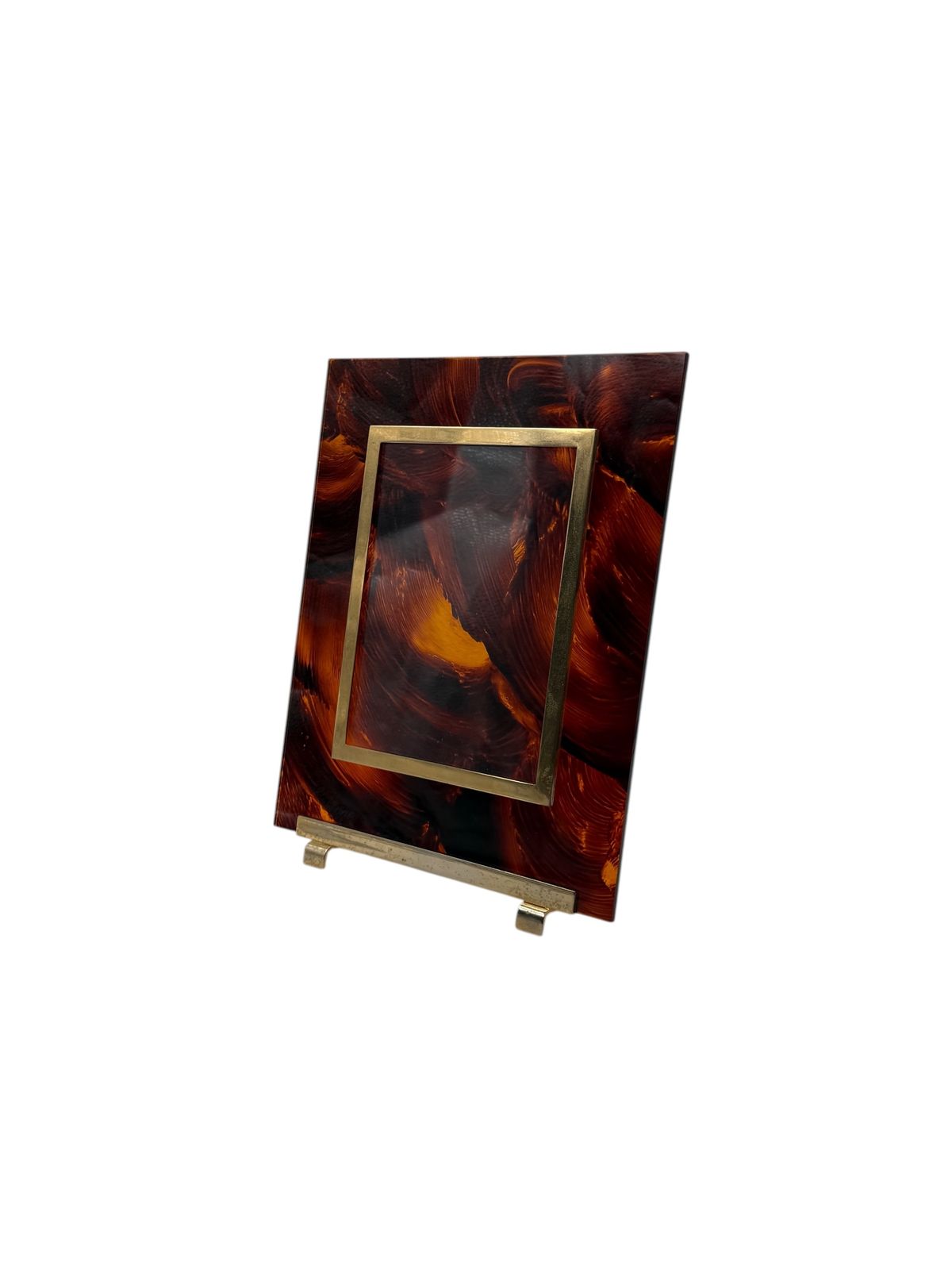 Hollywood Regency Lucite Picture Frame, In The Manner Of Gabriella Crespi Italy 1970s photo buy