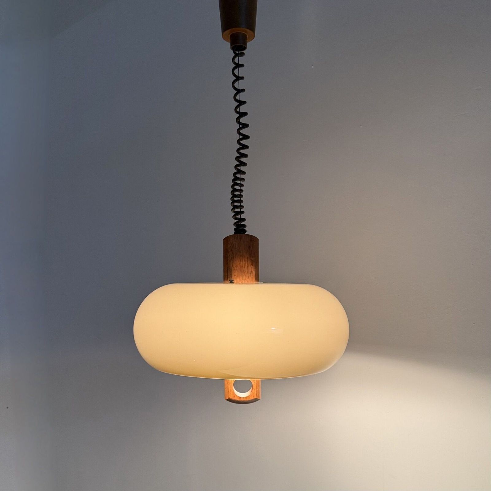 Mid  Century Space Age Pendant Lamp Temde Leuchten , 1970s Germany photo Lighting