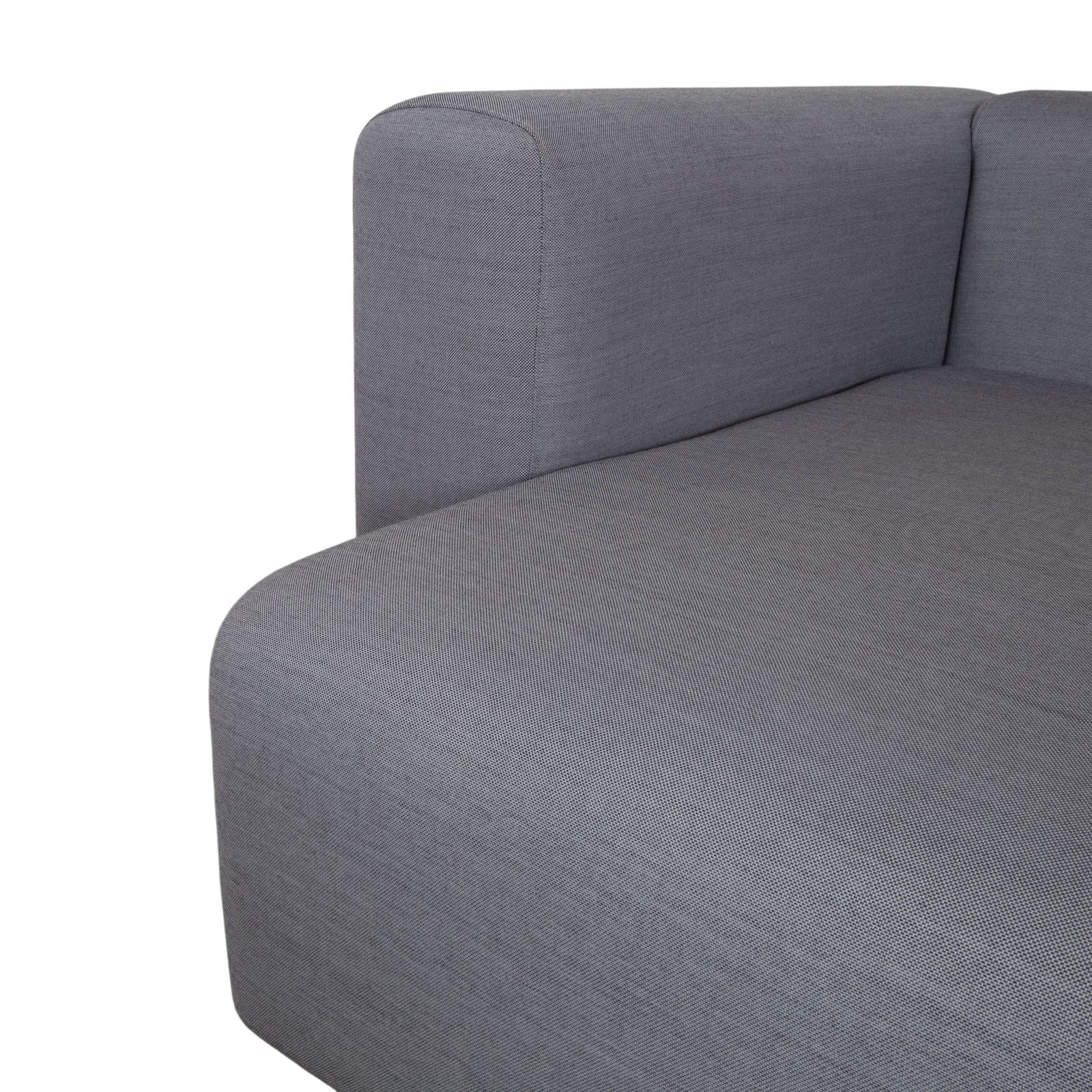 Canapé d'angle Hay Mags en tissu gris photo for sale