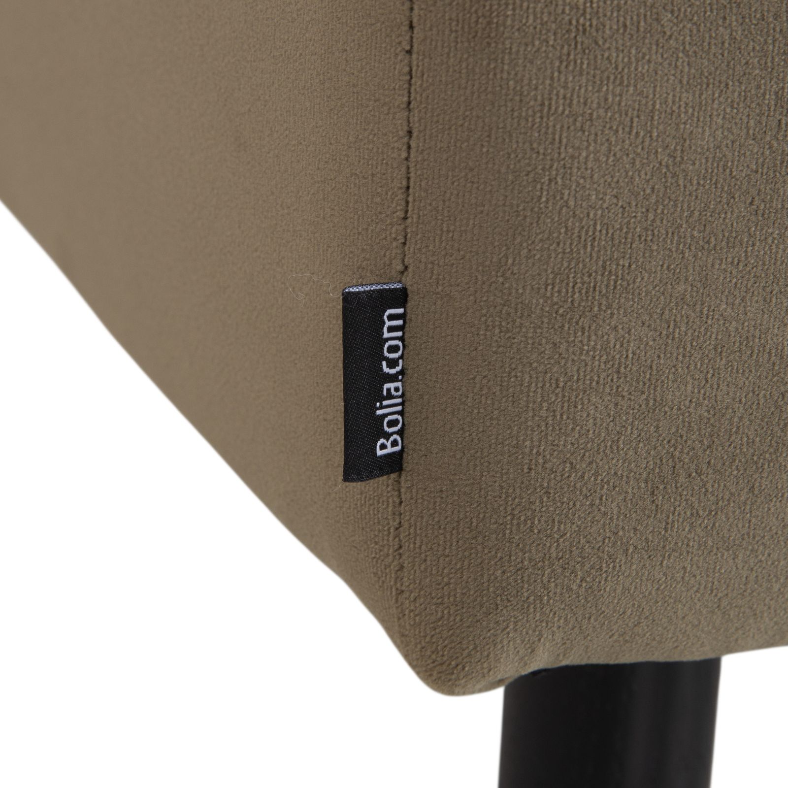 Tabouret Bolia Scandinavia en tissu vert olive photo vinterior