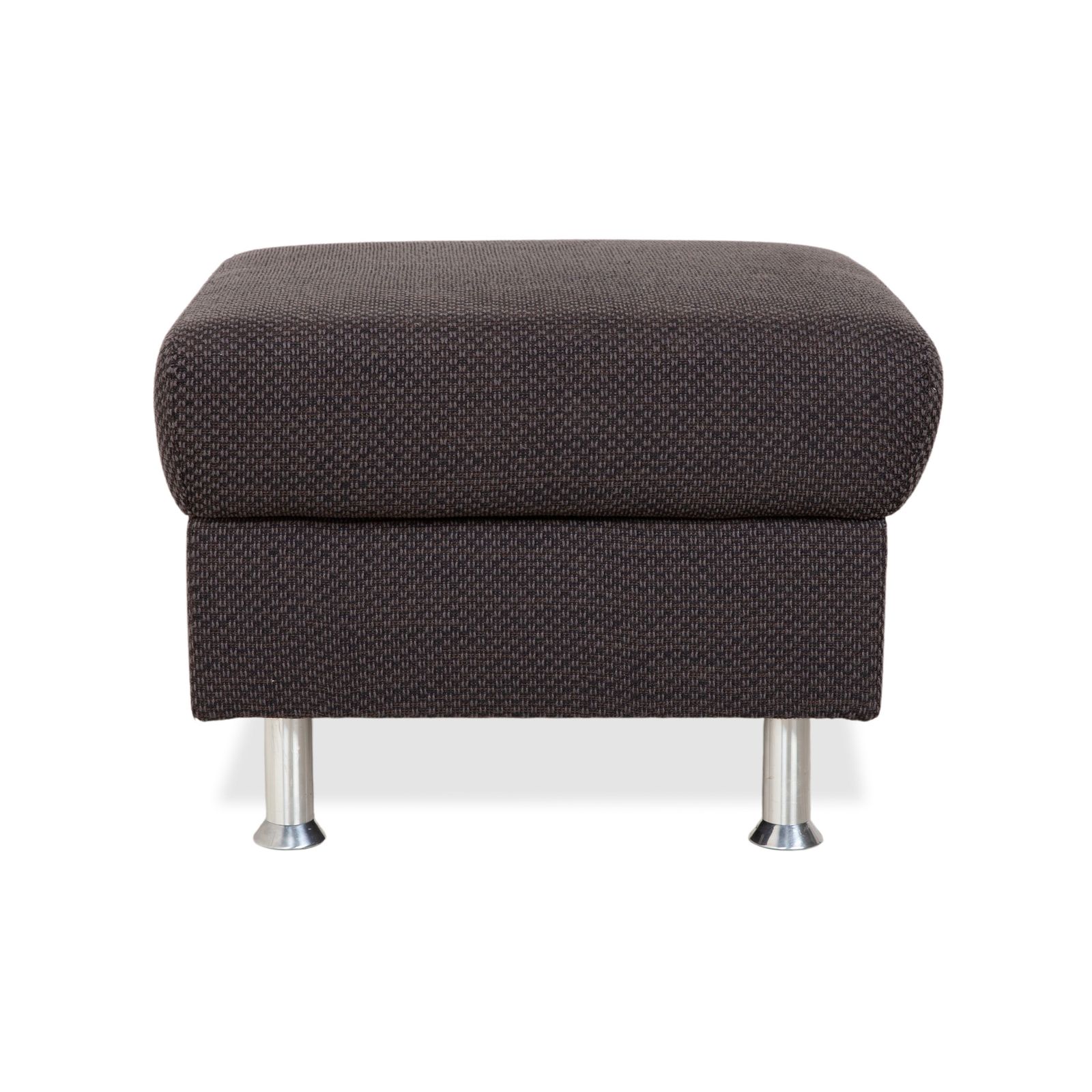 Tabouret Ewald Schillig Vario en tissu gris photo vintage
