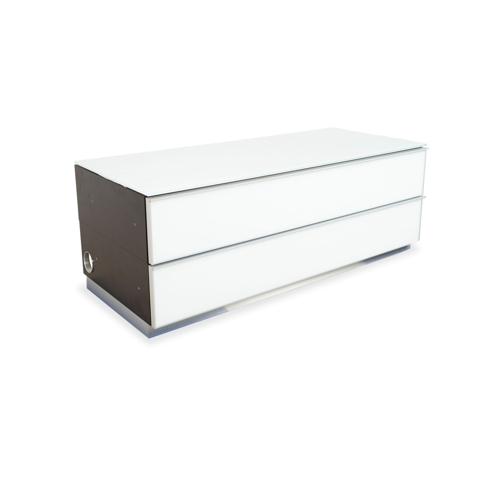 Spectral Catena Glass Sideboard White Tv Board photo for sale