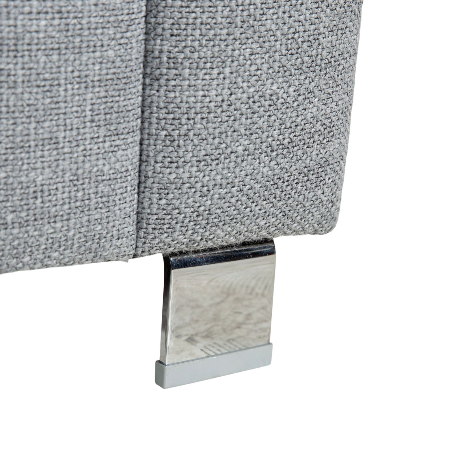 Canapé d'angle Ewald Schillig en tissu gris photo vintage