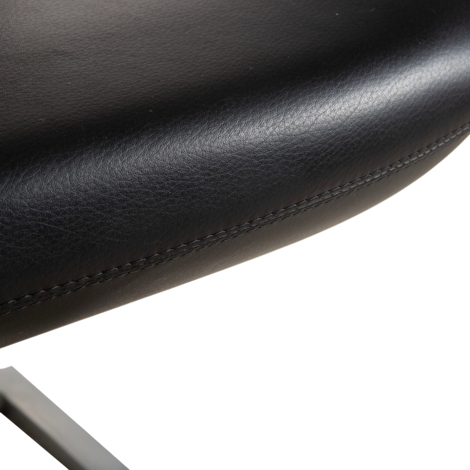 Set Of 4 Rolf Benz 7800 Leather Chairs, Black photo 3912.0