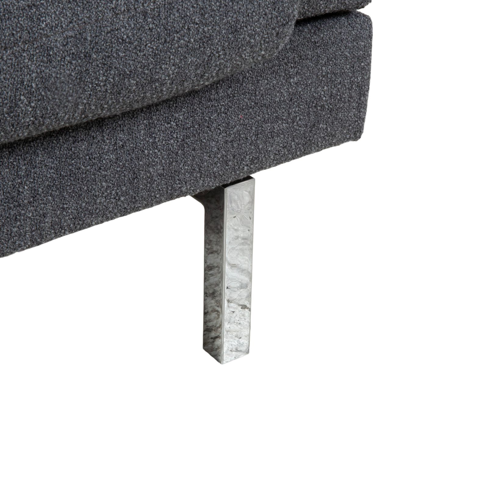Mobilier Canapé 2 places Jori Tigra en tissu gris, fonction manuelle photo