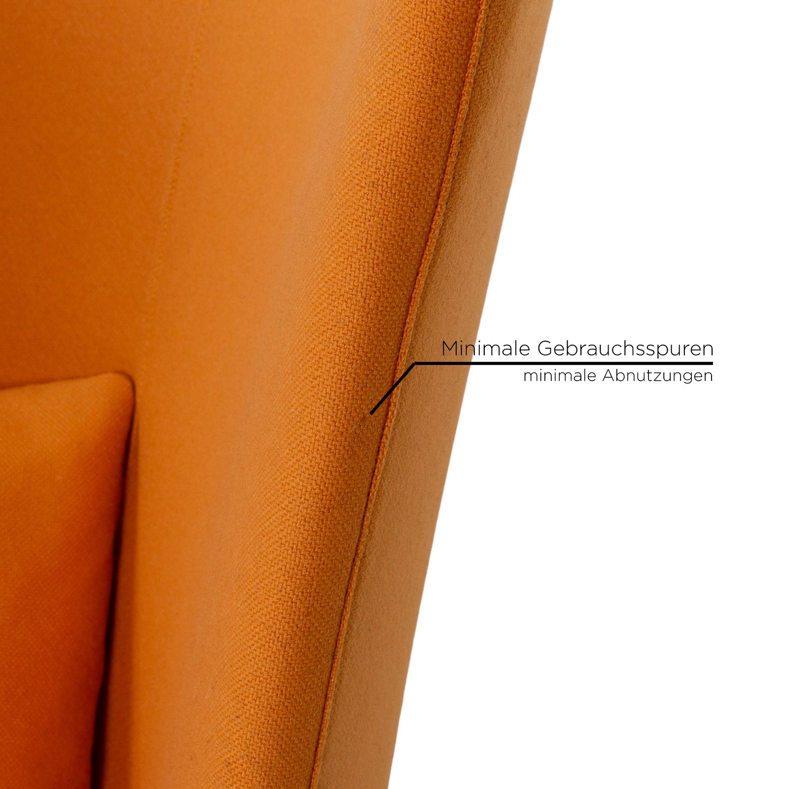 Fauteuil B&B Italia Fat en tissu orange photo Mobilier