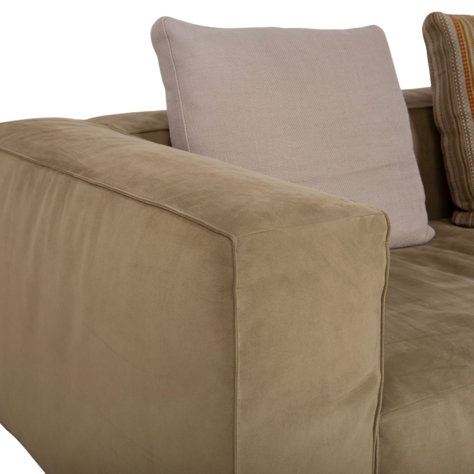 Canapé d'angle Ligne Roset Nils en tissu, coloris beige sable photo 4359.0
