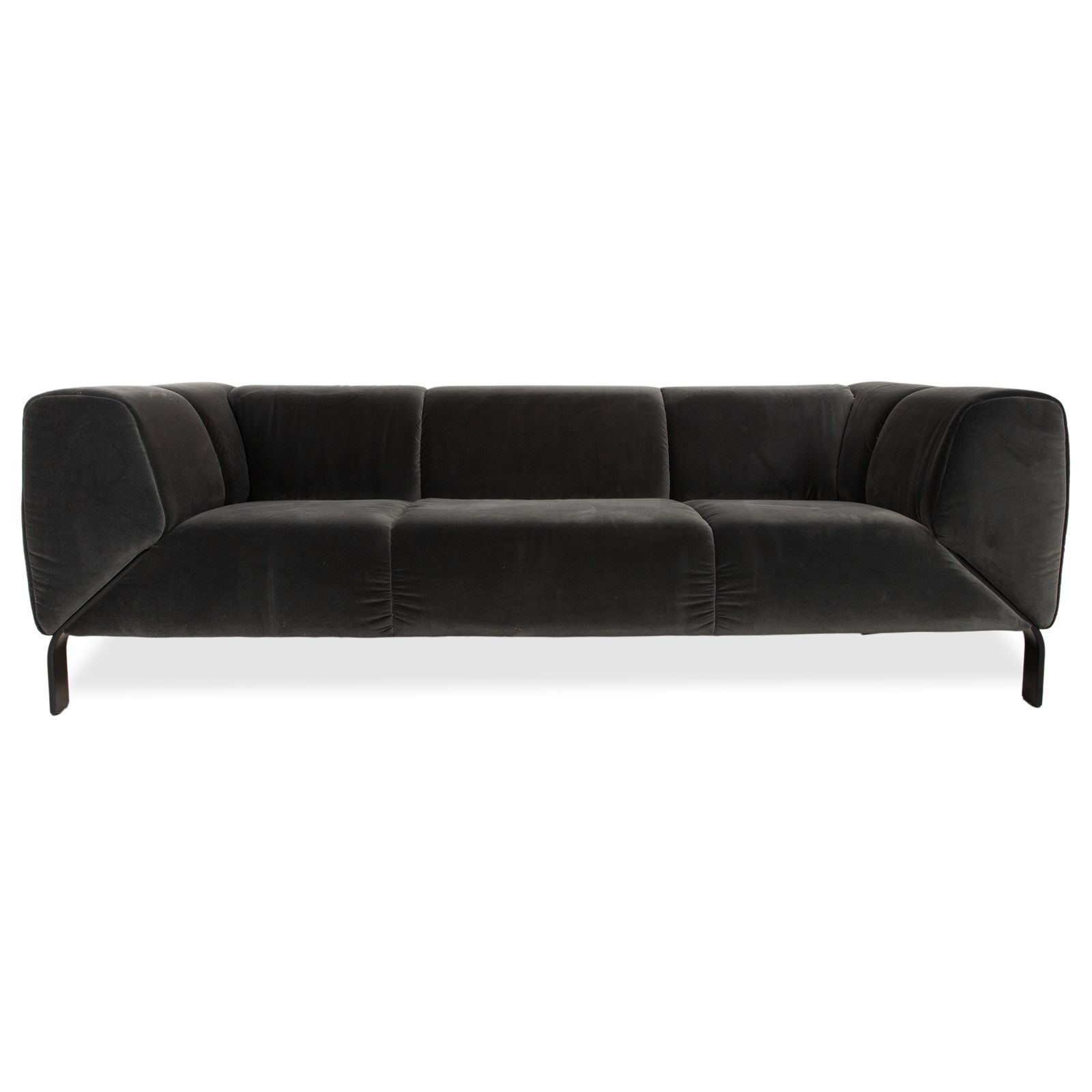 Canapé 3 places Rolf Benz 323 en tissu gris