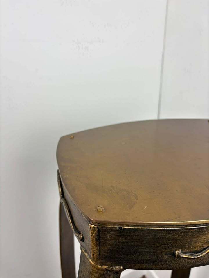 Reproduction Heavy Cast Metal & Brass Jardiniere Stand photo 319.0