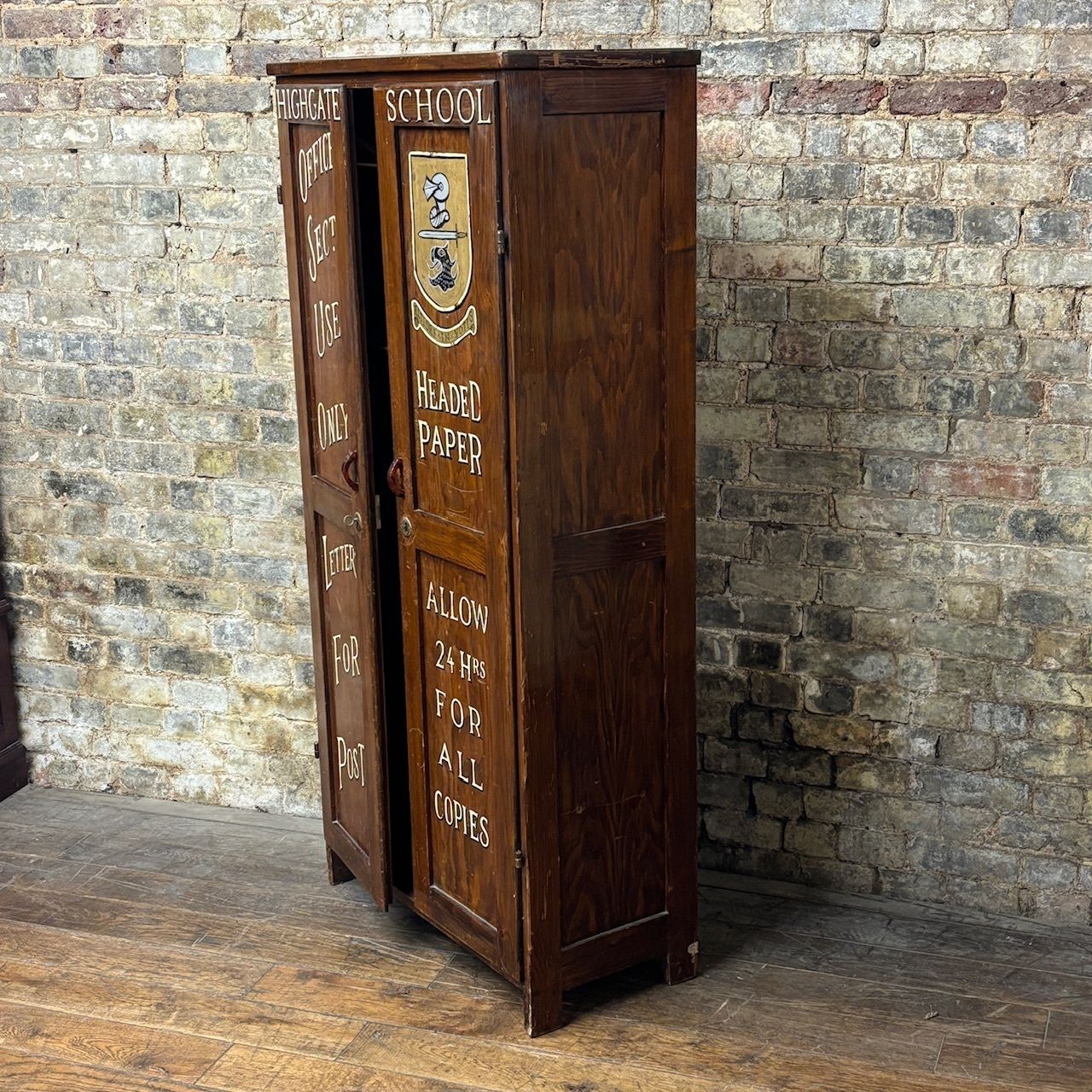 1930s Highgate School Cupboard photo for sale