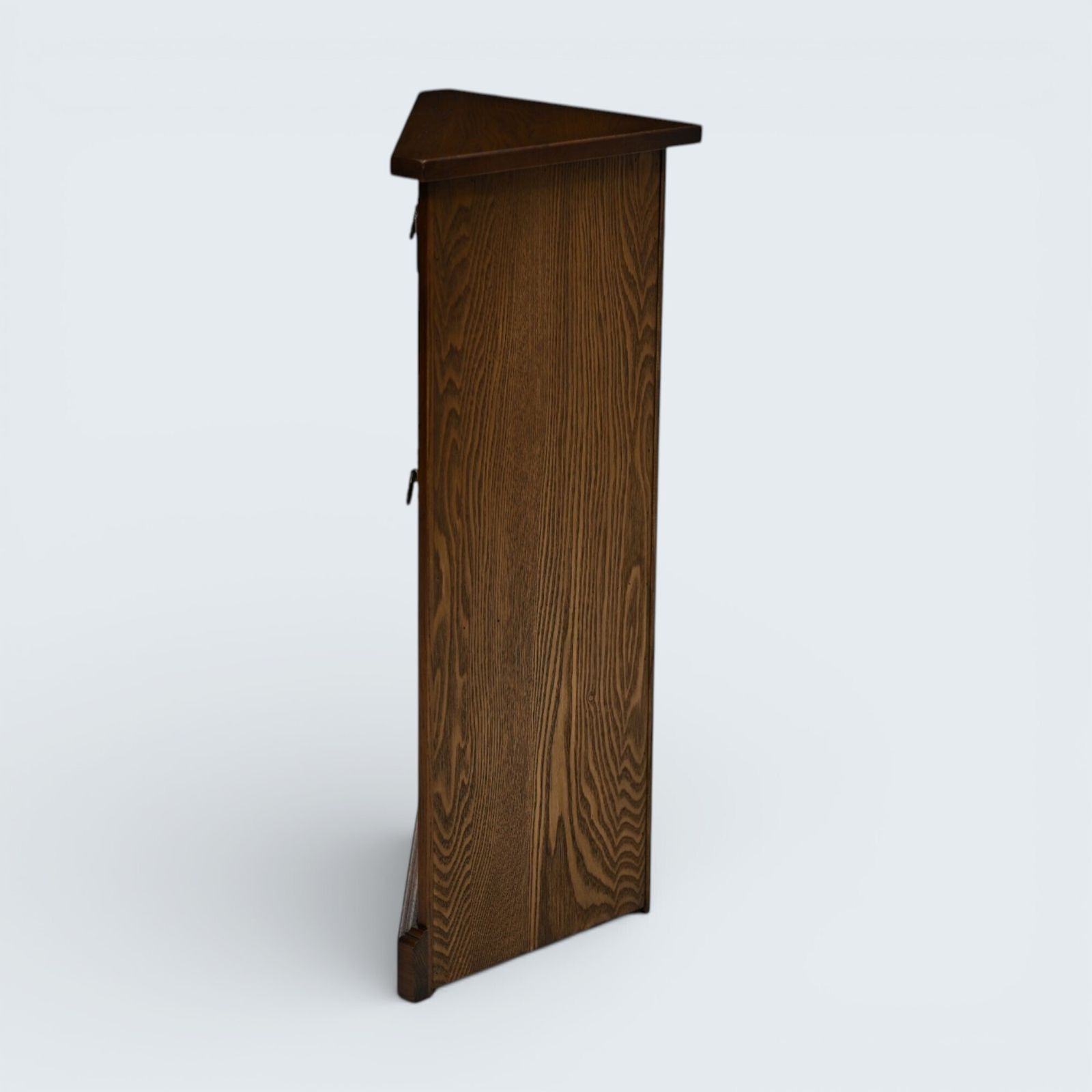 Old Charm Corner Cabinet With Drawer Linenfold Free Uk Delivery* photo Furniture