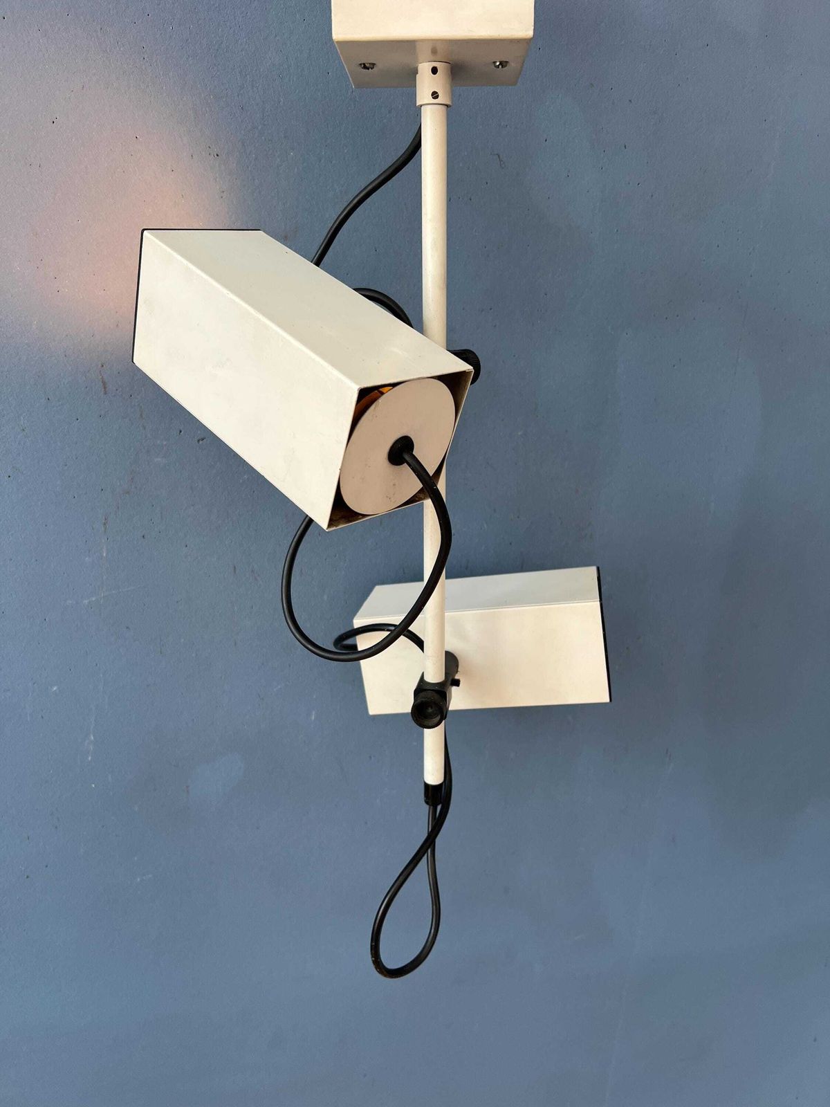 Vintage Philips Beige Pendellamp Met Stang photo for sale