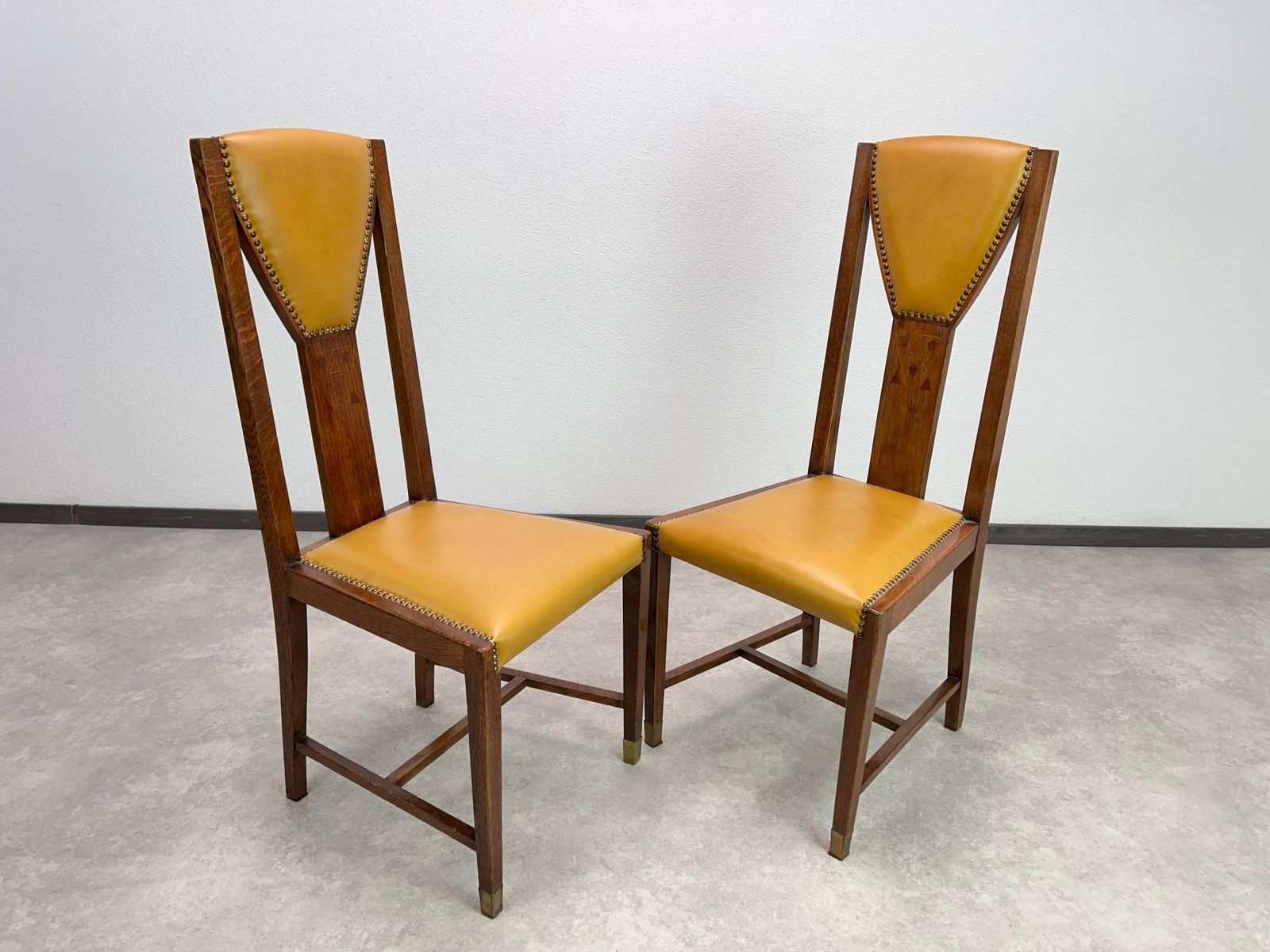 Set Of 10 Dining Room Chairs By Joseph María Olbrich photo for sale