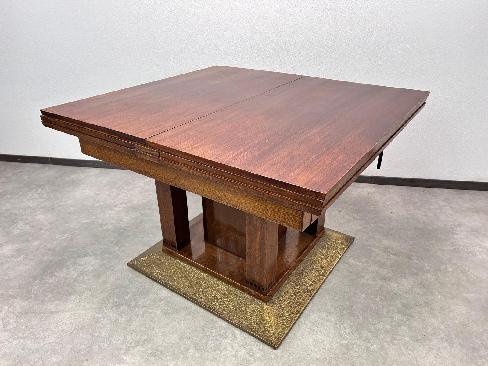 Large Dining Room Table For 16 People Attr. To Joseph Maria Olbrich photo furniture