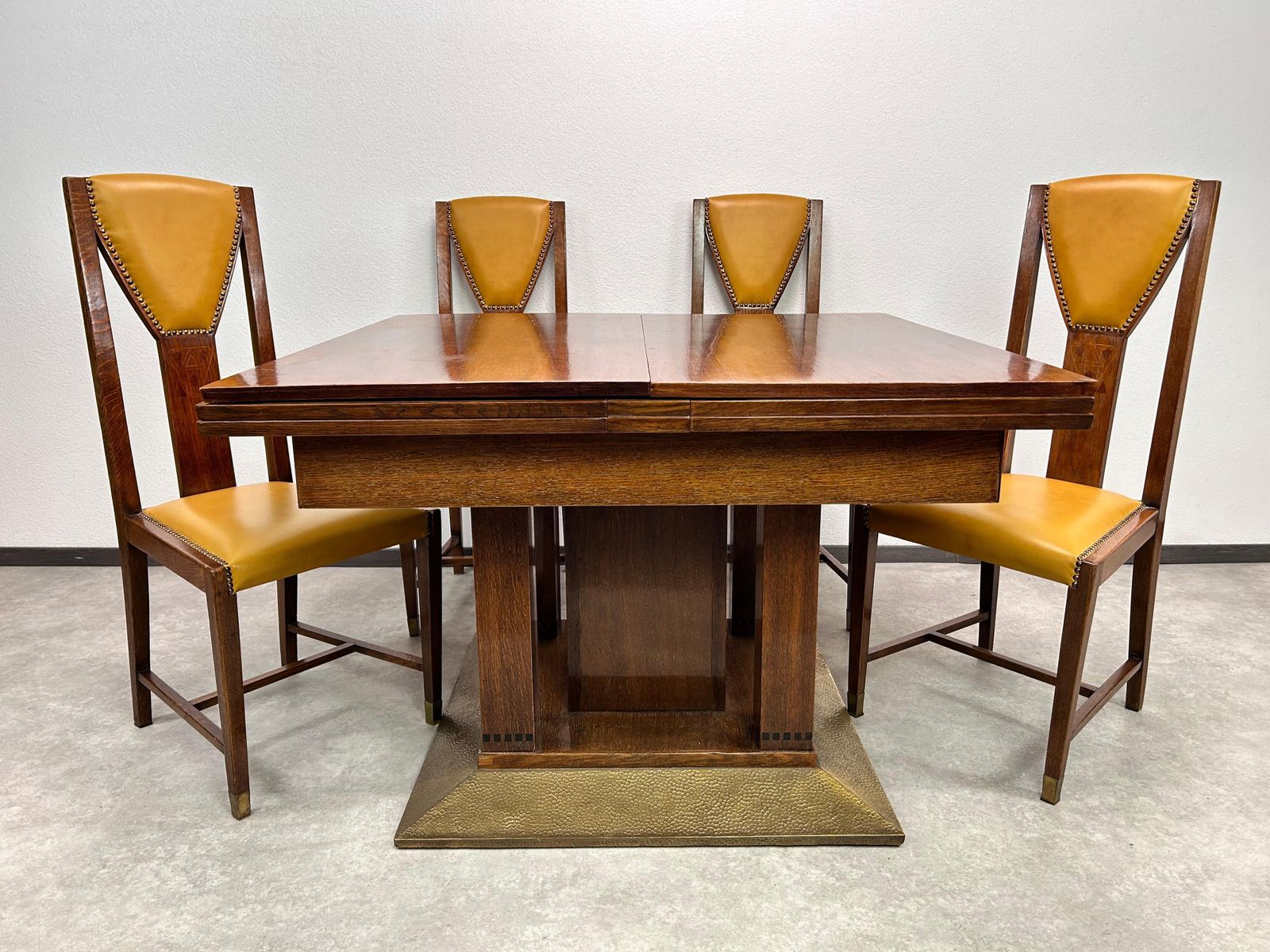 Large Dining Room Table For 16 People Attr. To Joseph Maria Olbrich photo for sale