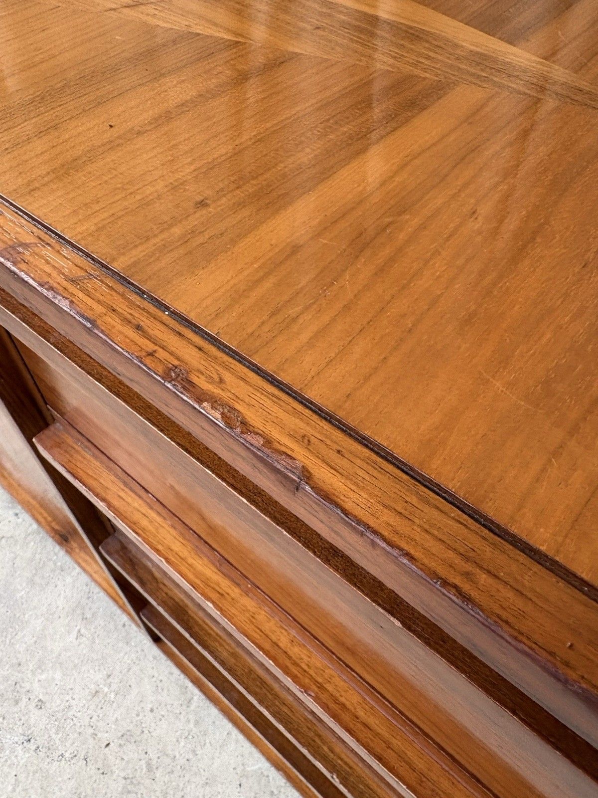 Vtg Late Mid Century Heals Sideboard Credenza Media Cabinet Unit Storage R1124 photo buy