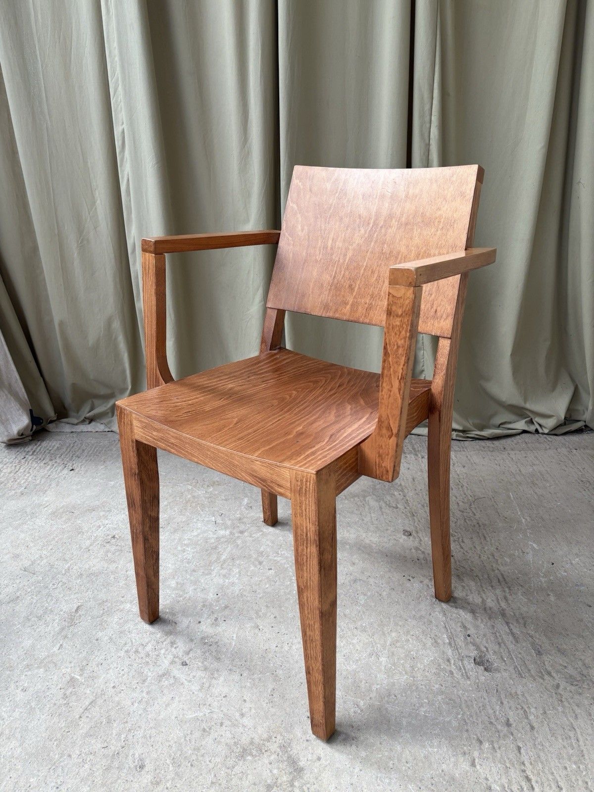 Vtg Mid Century Style Dining Desk Side Chair Scandi Danish Retro R1125 photo 184.0