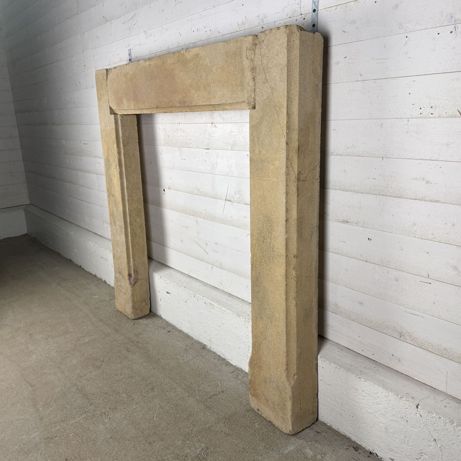 Antique Carved Stone Fireplace Surround photo furniture