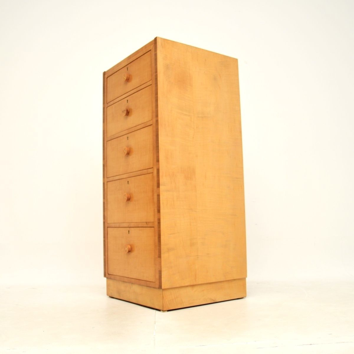 Art Deco Sycamore Chest Of Drawers By Hille photo for sale