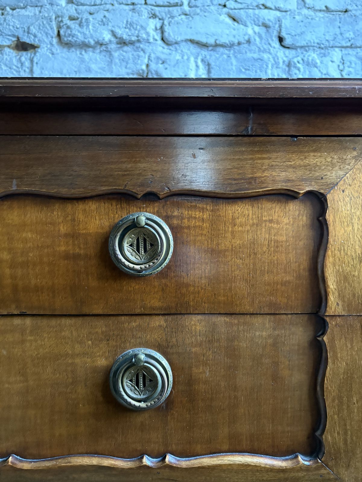 Vintage Early Mid Century Chest Of Drawers With Mirror ( Removable) photo for sale