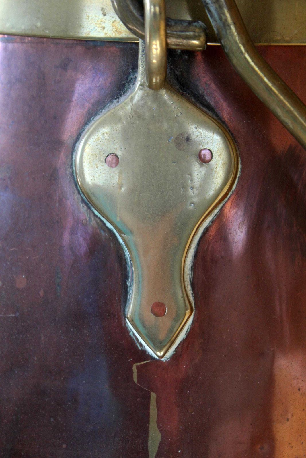 photo for sale Zeer Grote Antieke Nederlandse Doofpot, 19e Eeuw, Messing En Koper, Knop, Driepoot, Beweegbaar Handvat, Nederland