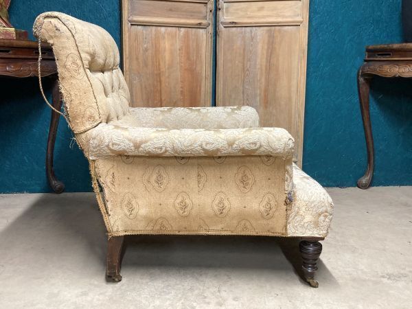Furniture A Good Victorian Country House Sitting Room Armchair photo