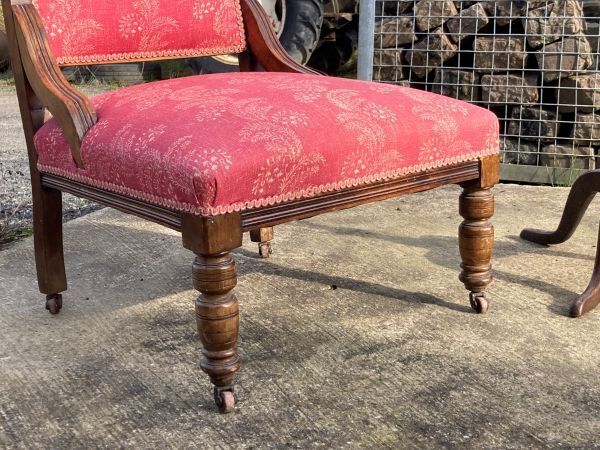 A Charming Art Nouveau Low Chair photo furniture