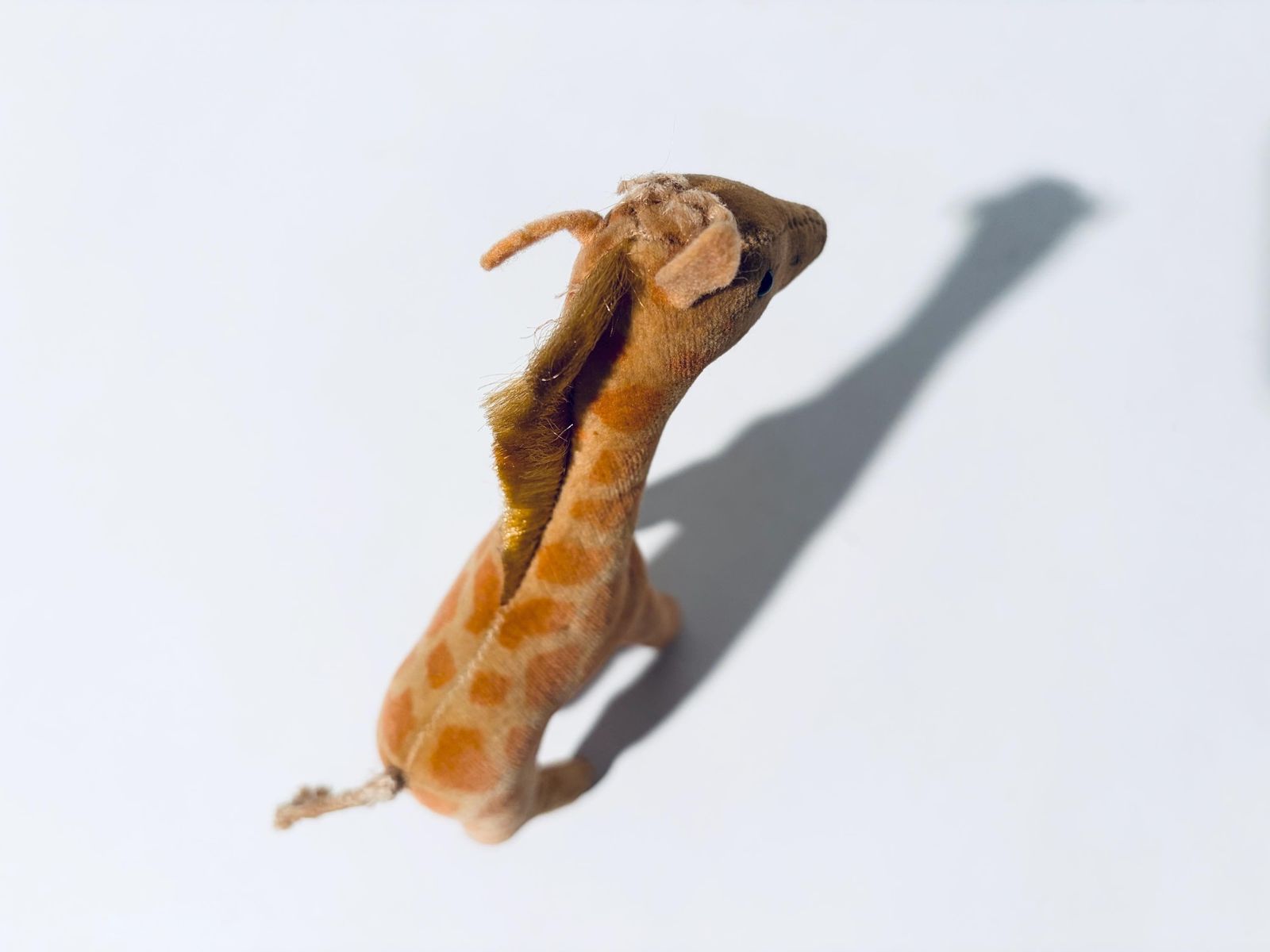 Vintage Steiff Giraffe Stuffed Toy Mohair 1960s / Model 6414 photo vintage