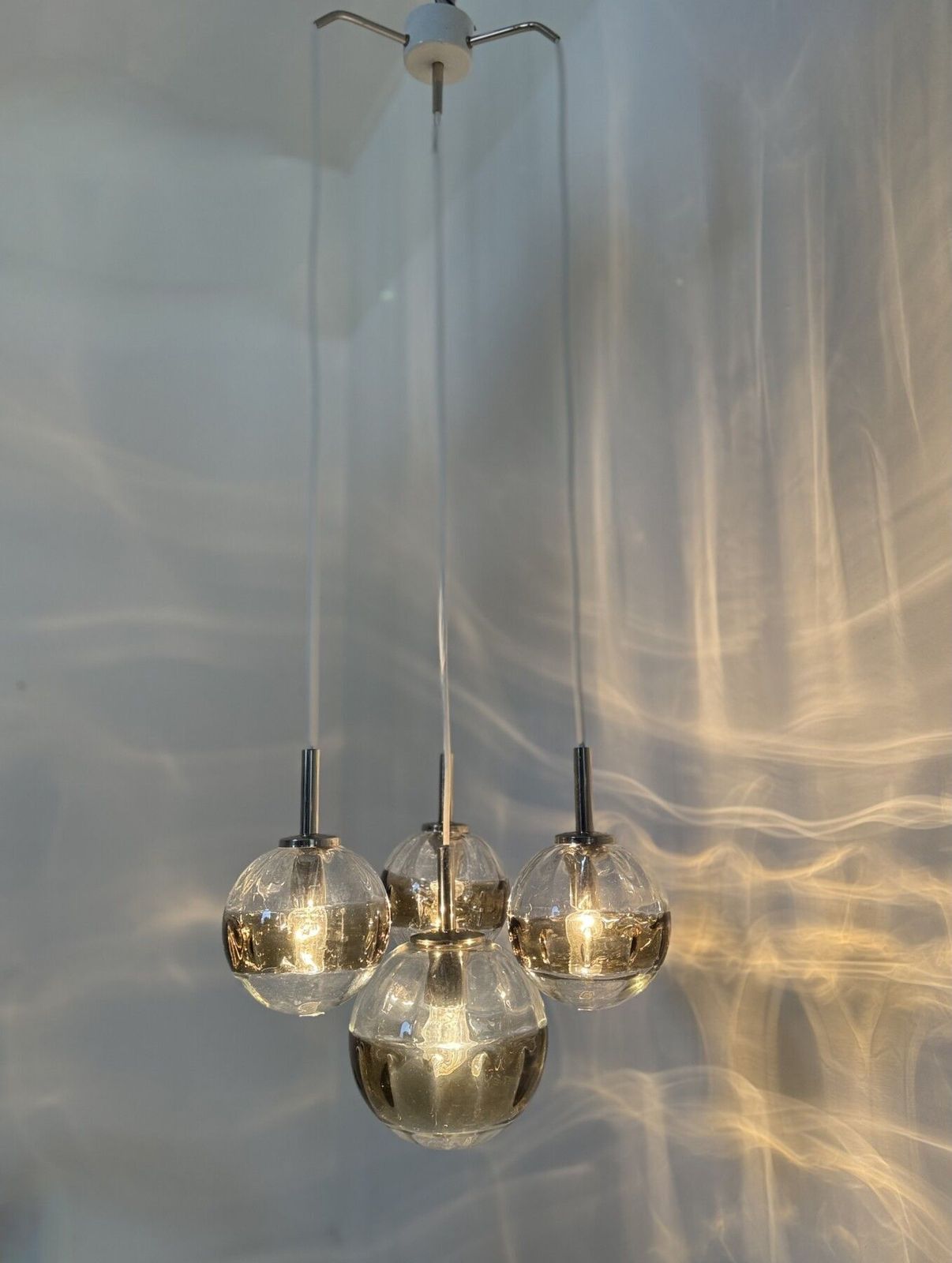 Mid Century Design Murano Glazen Cascade Hanglamp, Jaren 1970, Italië photo for sale