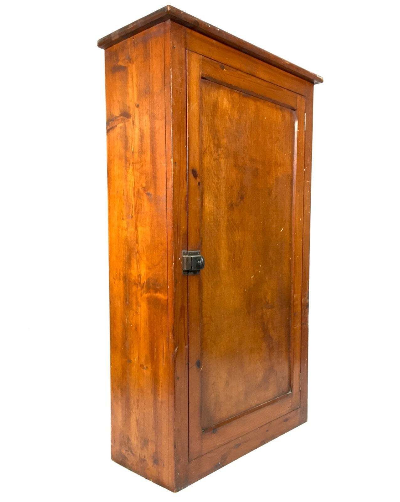 Antique Wooden Large Storage Cupboard With Shelves / Floor Standing Cabinet photo furniture