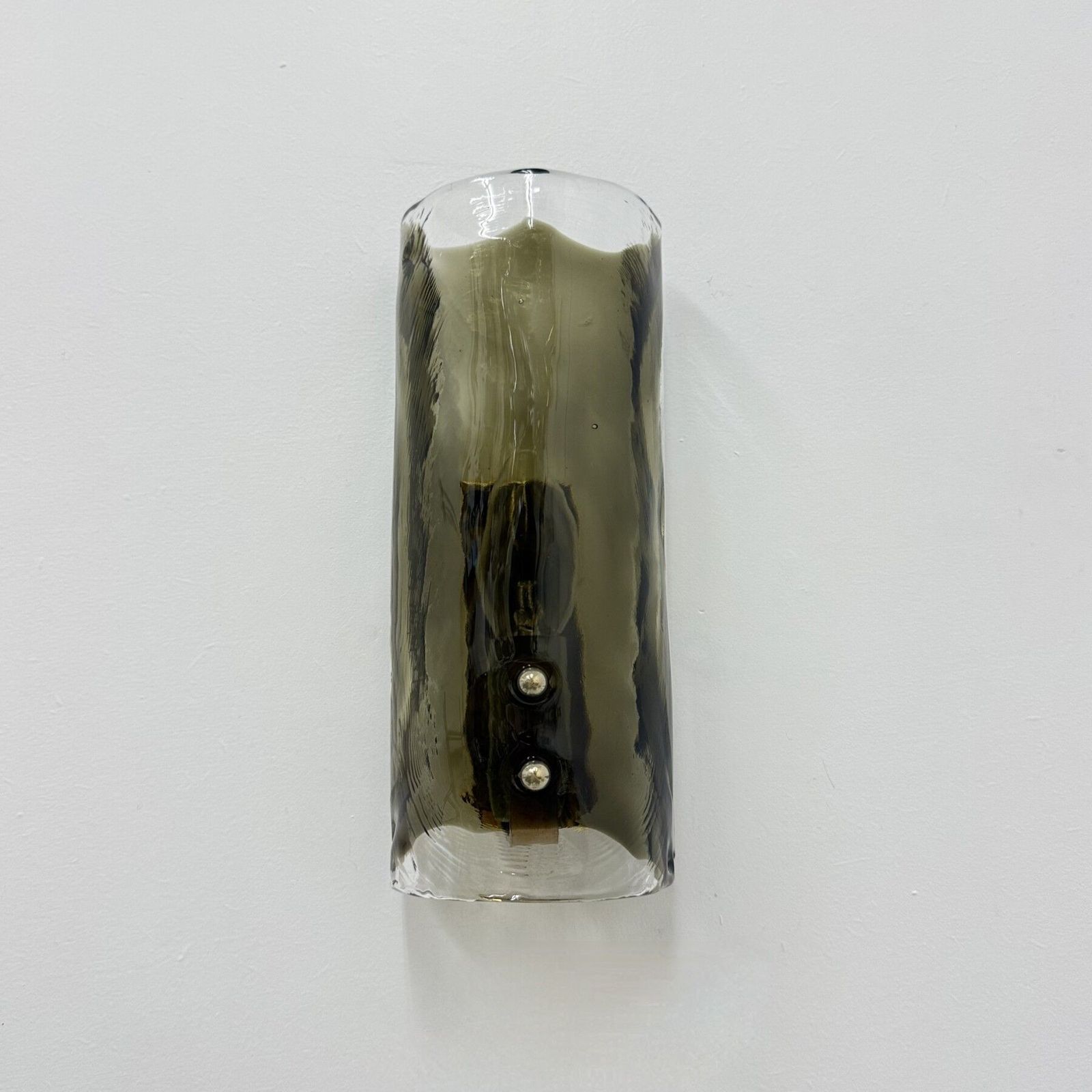 Mid Century Glass Wall Lamp Sconce J.T. Kalmar , 1970s , Germany photo furniture