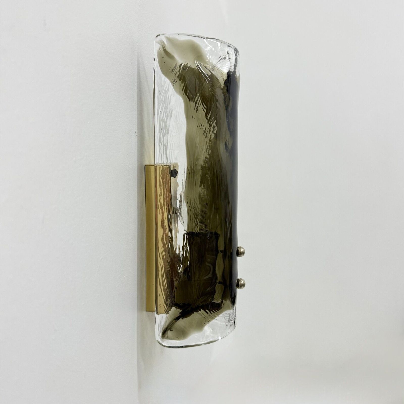 Mid Century Glass Wall Lamp Sconce J.T. Kalmar , 1970s , Germany photo buy