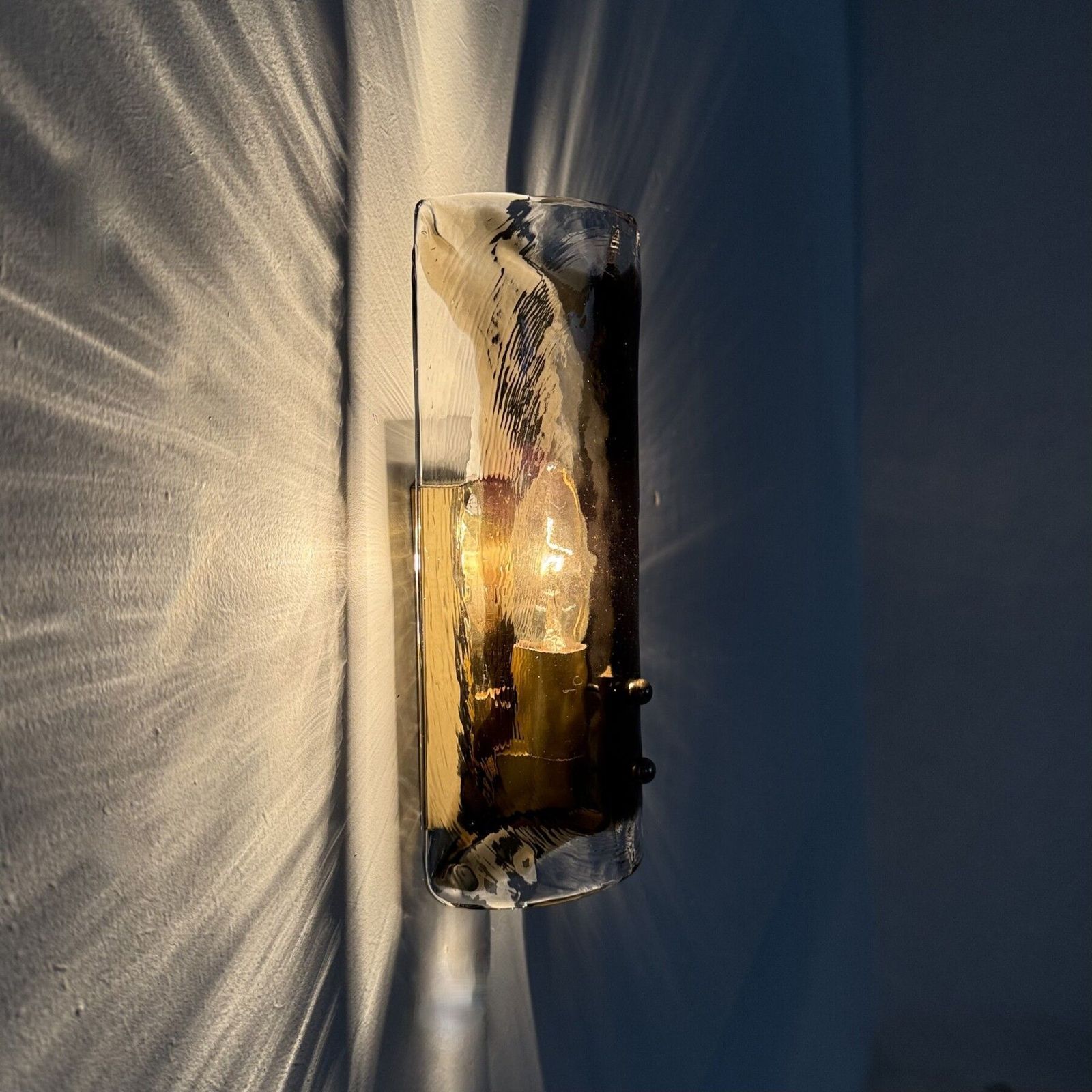 photo buy Mid Century Glass Wall Lamp Sconce J.T. Kalmar , 1970s , Germany