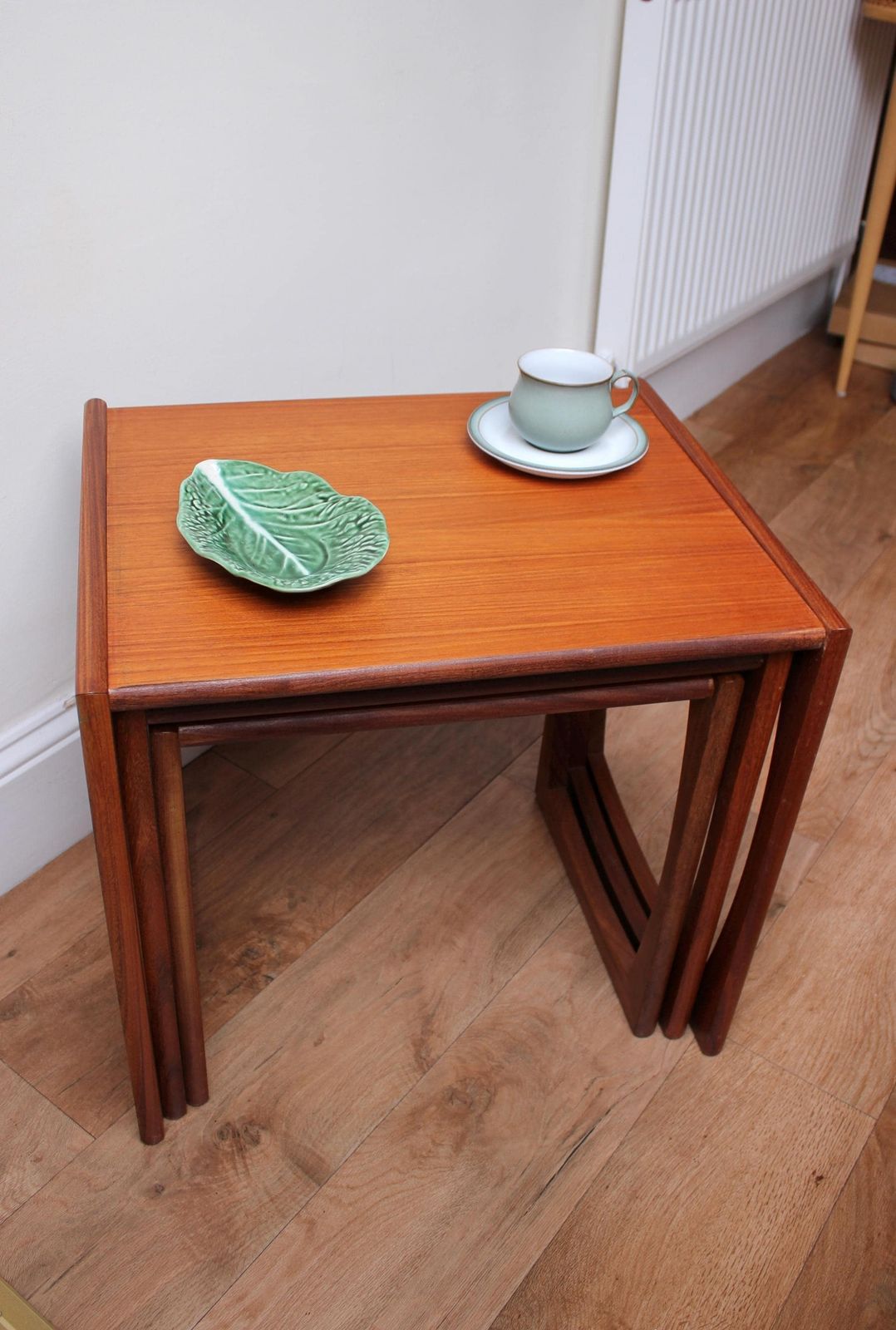 Vintage G Plan Restored Quadrille Teak Nest Of Tables photo furniture