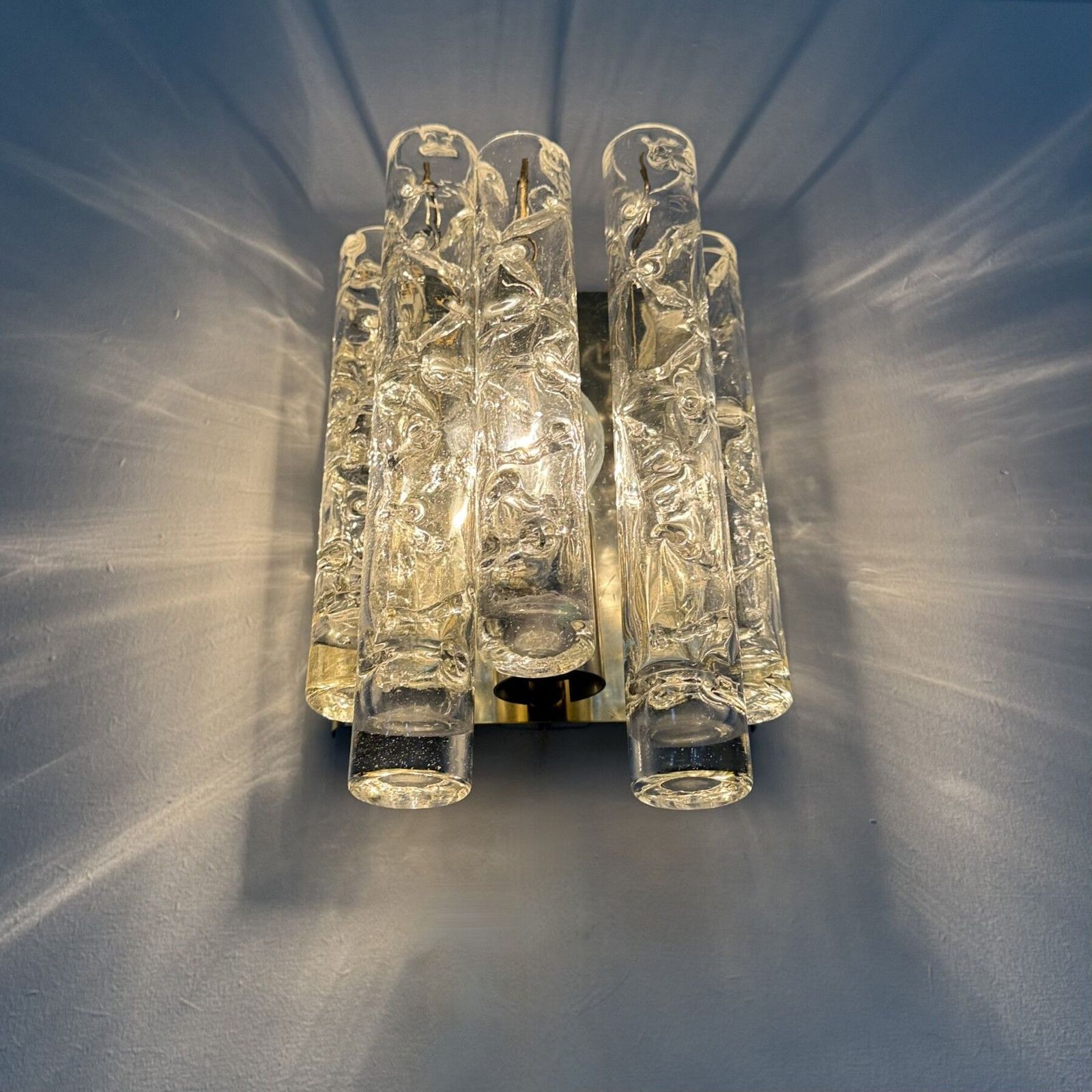 Doria Leuchten Glass Wall Lamp Sconce , 1970s photo furniture