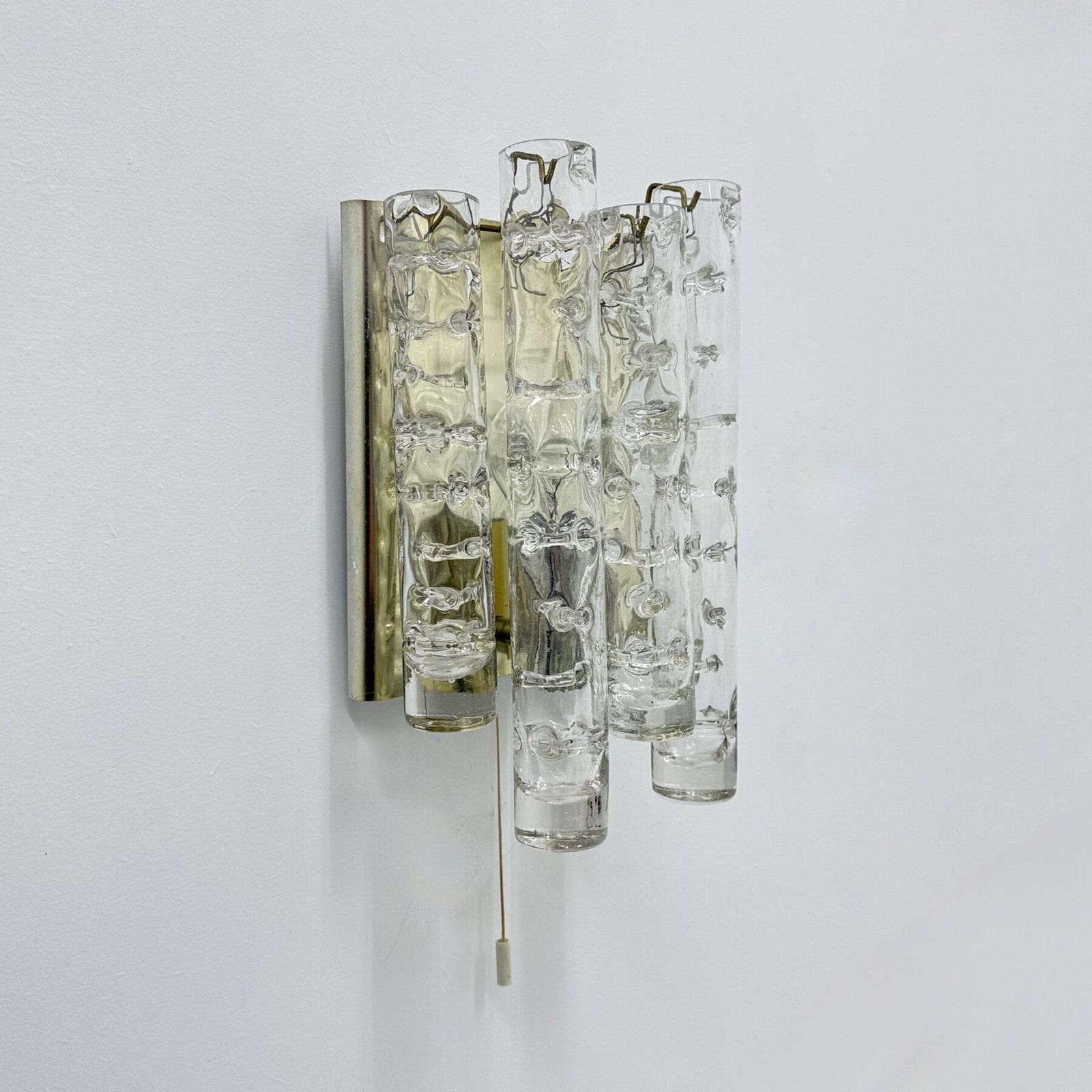 Doria Leuchten Glass Wall Lamp Sconce , 1970s photo for sale