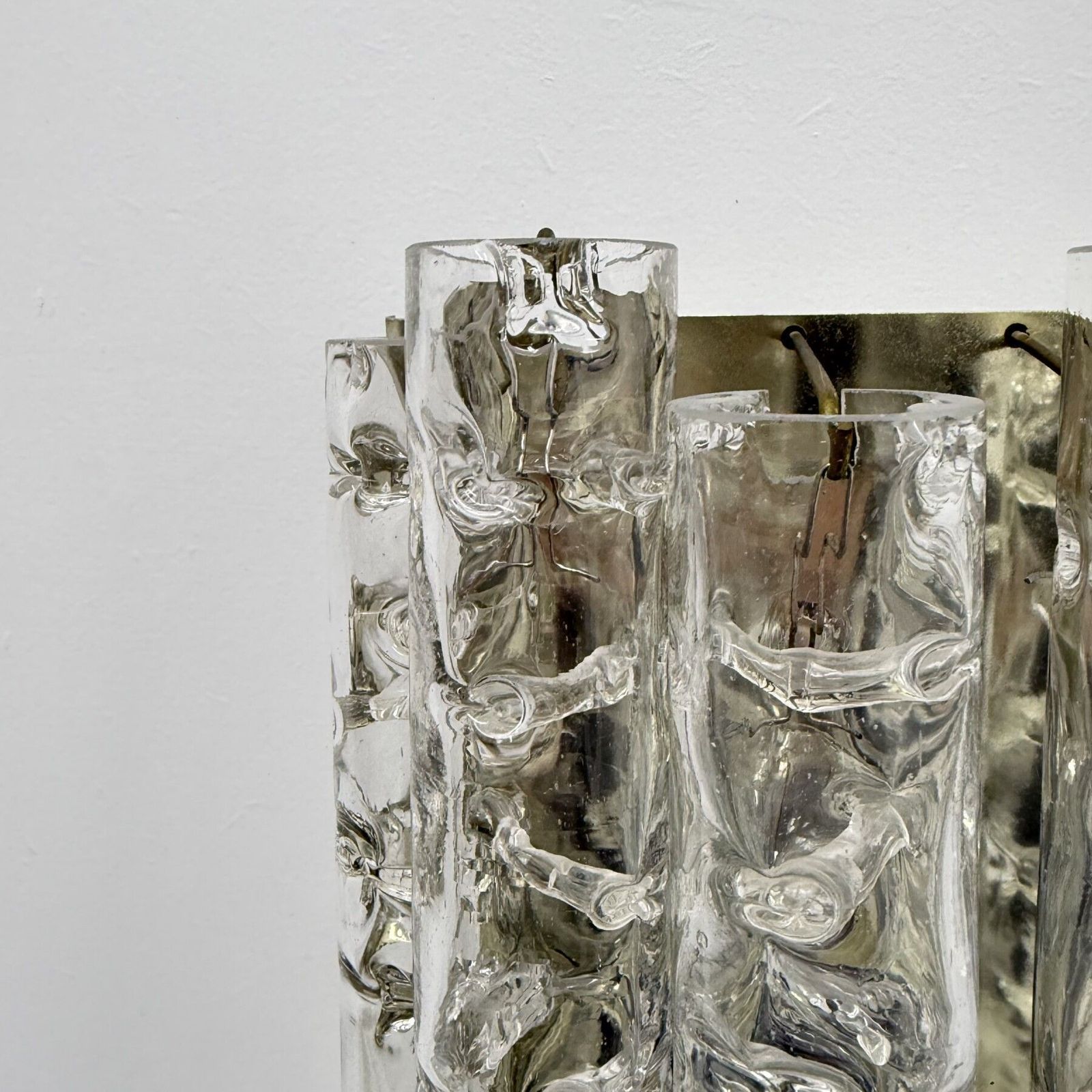 Doria Leuchten Glass Wall Lamp Sconce , 1970s photo Lighting