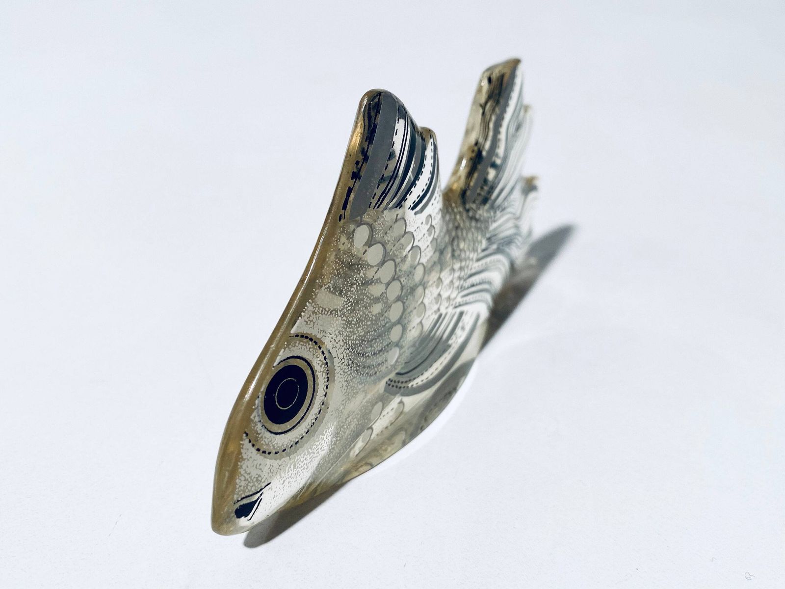 Abraham Palatnik Lucite Fish Decoration Sculpture / Mid Century „Artemis“ Collection 1960s/70s photo 198.0