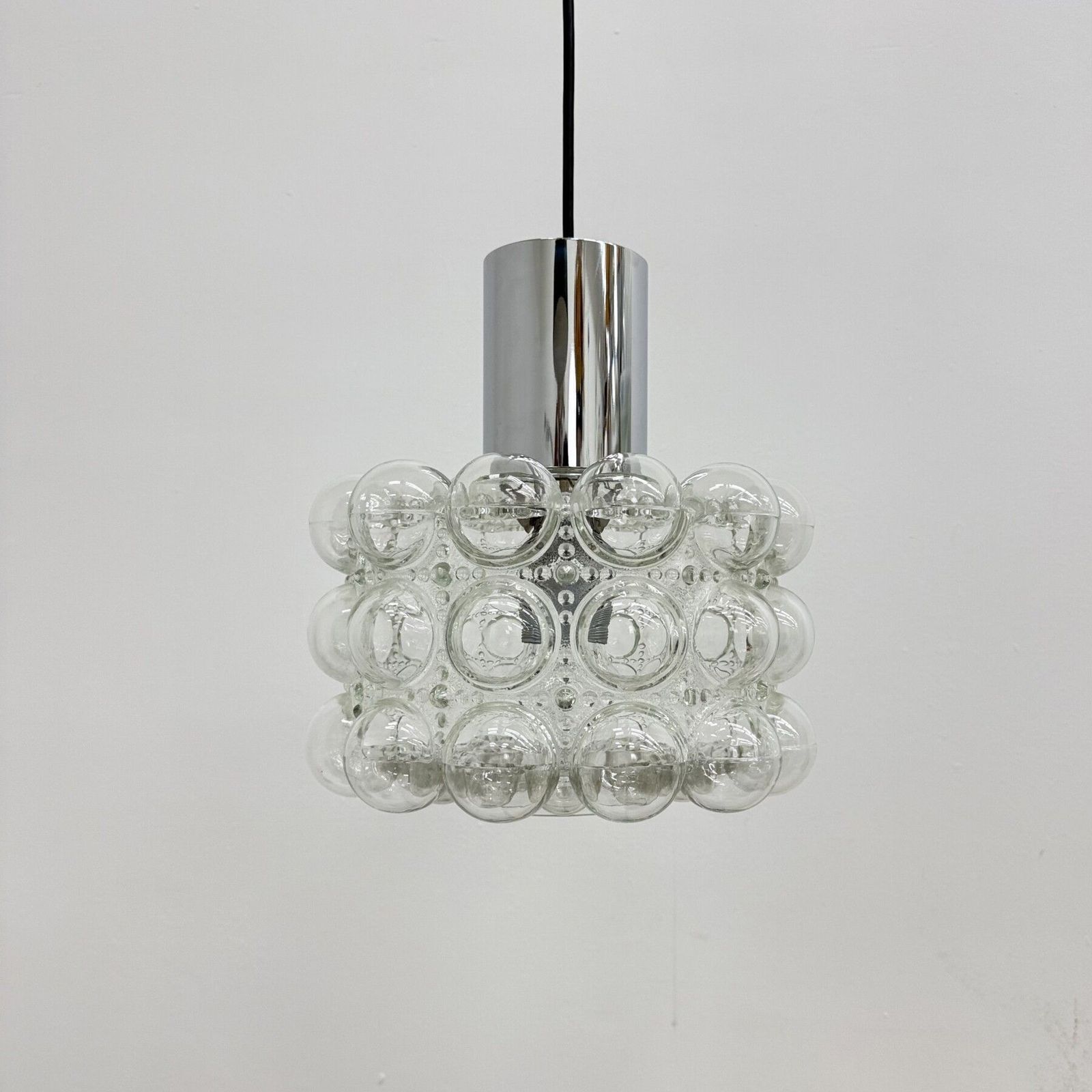 Large Bubble Glass Pendant By Helena Tynell For Limburg, Germany, 1970s photo 1340.0