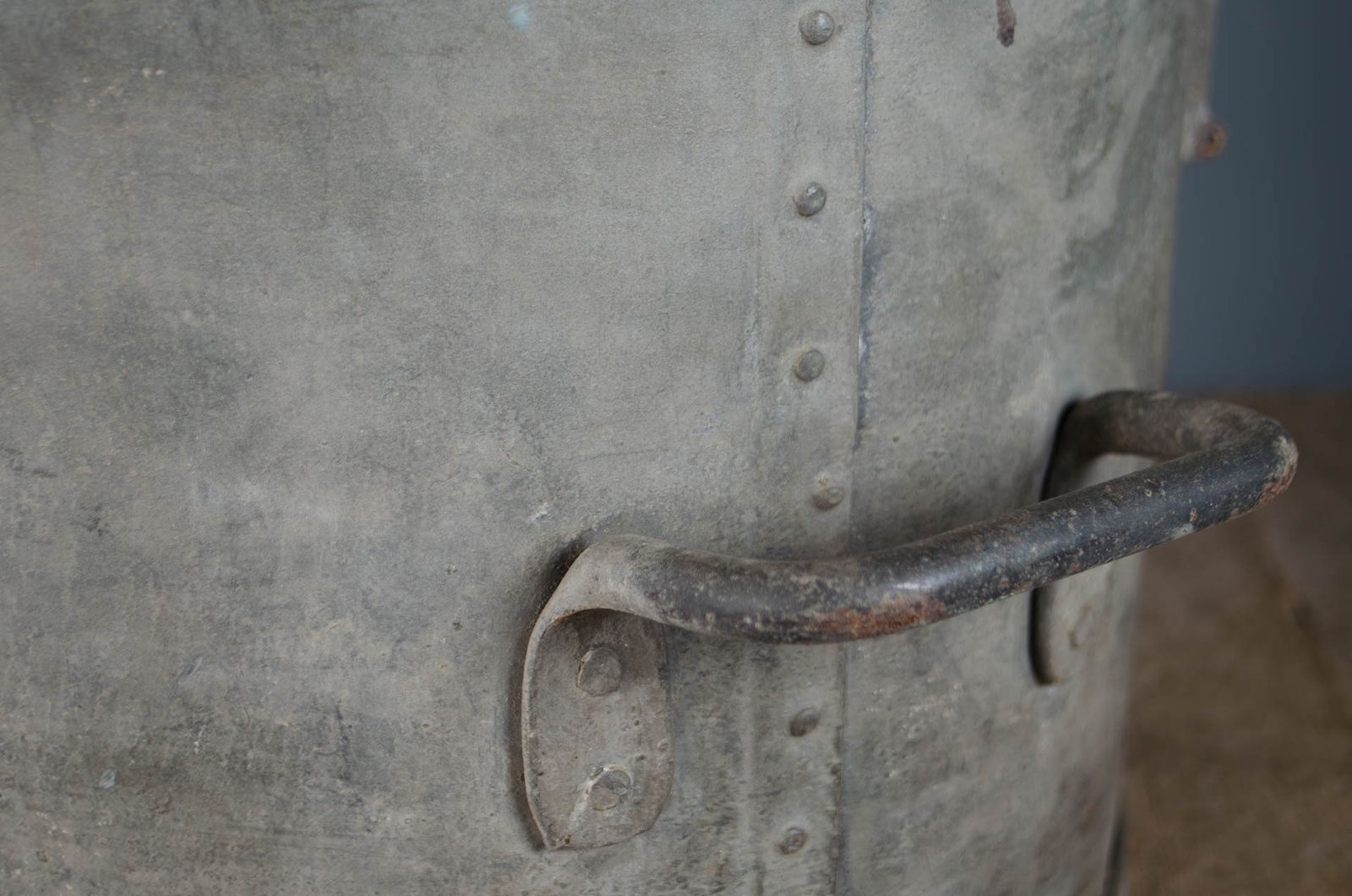 Pair Of Victorian Zinc Riveted Buckets photo Garden Decor