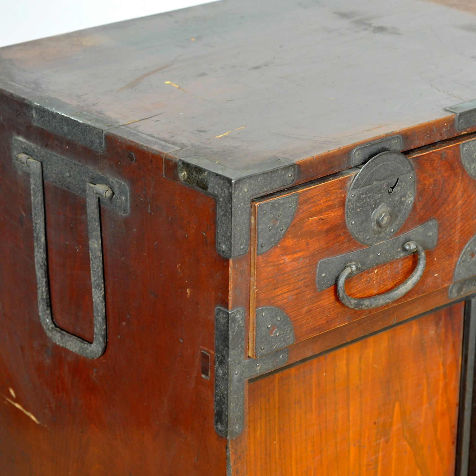 1100.0 Japanese Tansu Chest Of Drawers, Circa 1890 photo