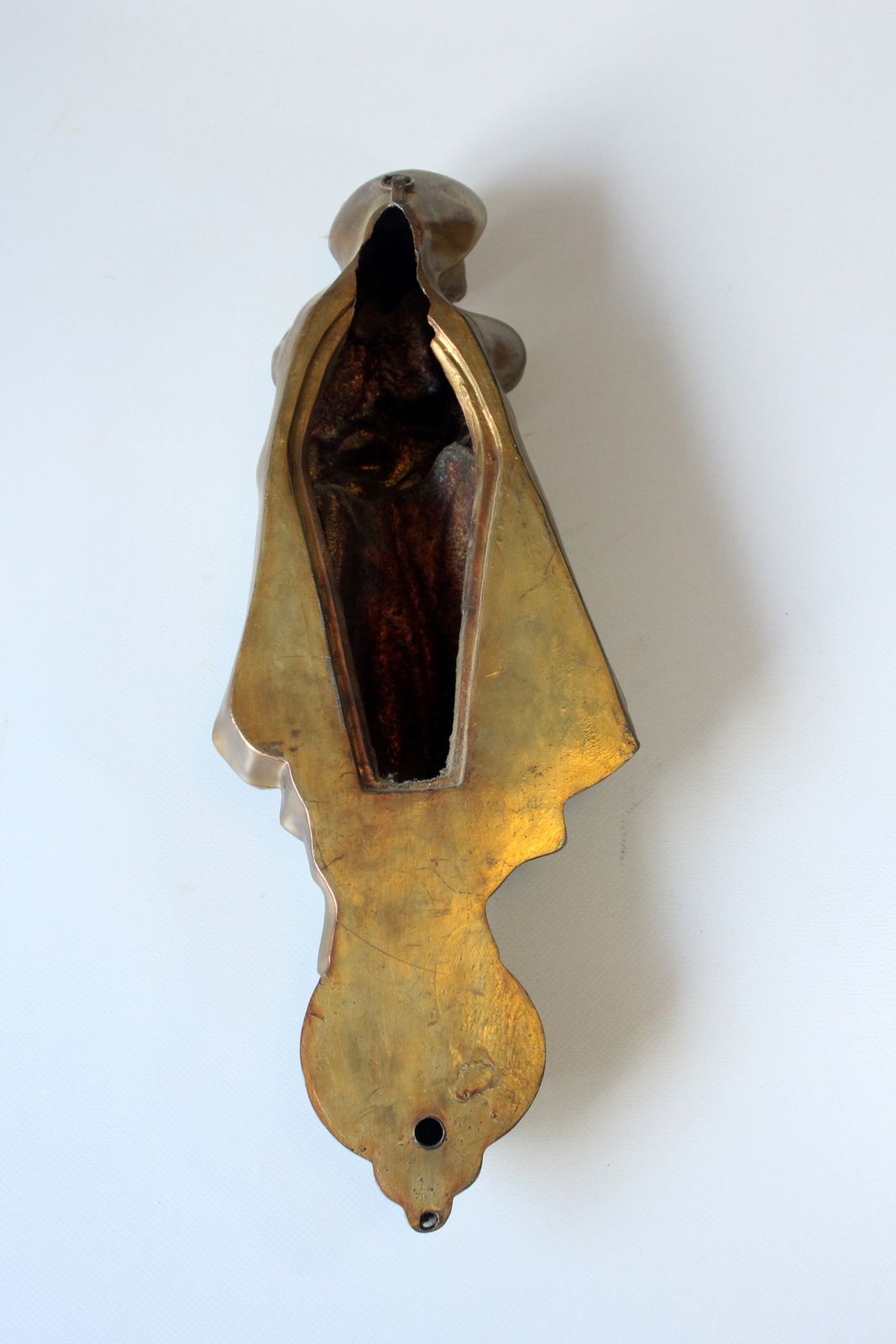 Brass Sculpture Mother Of God With Child photo buy